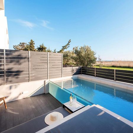Serene Villas Halkidiki - Cfront Private Pool Nea Iraklia Luaran gambar