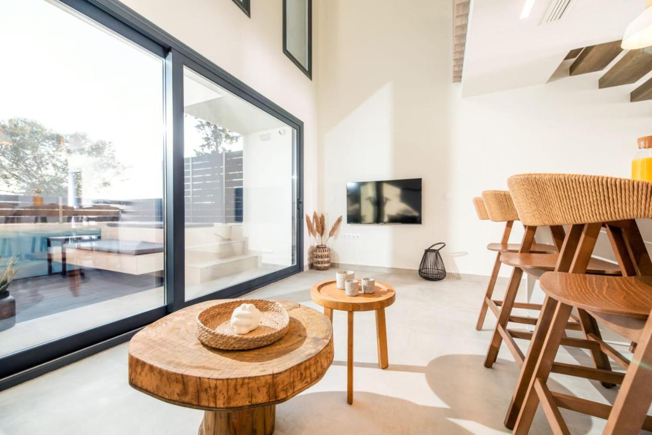 Serene Villas Halkidiki - Cfront Private Pool Nea Iraklia Luaran gambar
